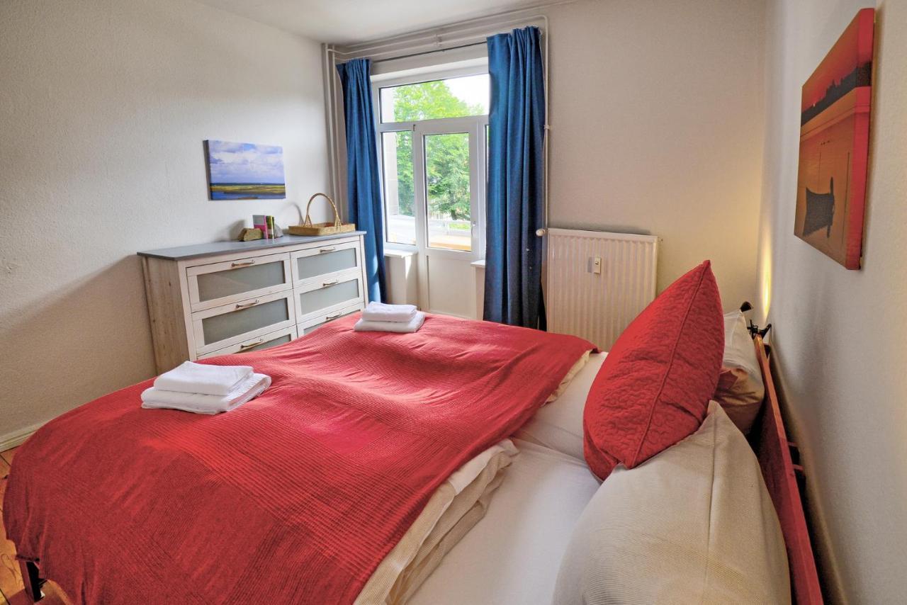 Fewo1846 - Parkblick - Komfortable Wohnung Mit 2 Schlafzimmern Und 2 Balkonen Flensburgo Exterior foto