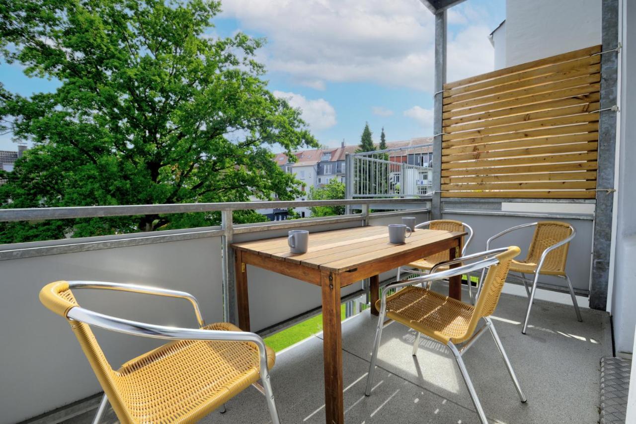 Fewo1846 - Parkblick - Komfortable Wohnung Mit 2 Schlafzimmern Und 2 Balkonen Flensburgo Exterior foto
