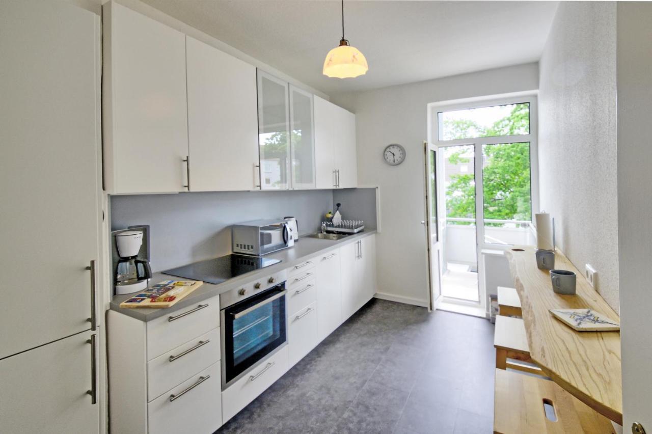 Fewo1846 - Parkblick - Komfortable Wohnung Mit 2 Schlafzimmern Und 2 Balkonen Flensburgo Exterior foto