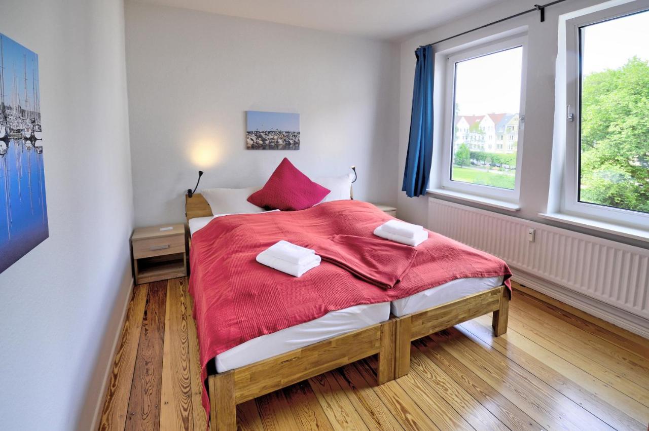 Fewo1846 - Parkblick - Komfortable Wohnung Mit 2 Schlafzimmern Und 2 Balkonen Flensburgo Exterior foto
