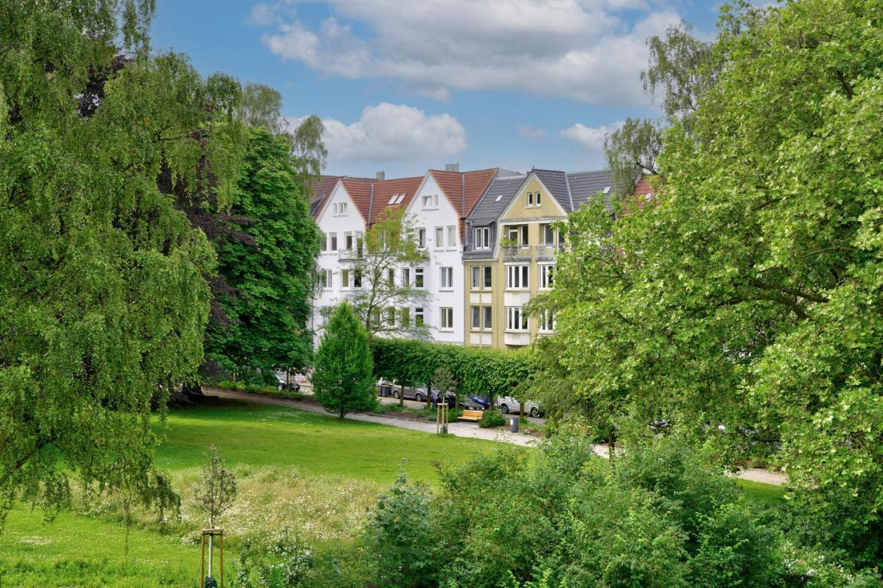 Fewo1846 - Parkblick - Komfortable Wohnung Mit 2 Schlafzimmern Und 2 Balkonen Flensburgo Exterior foto